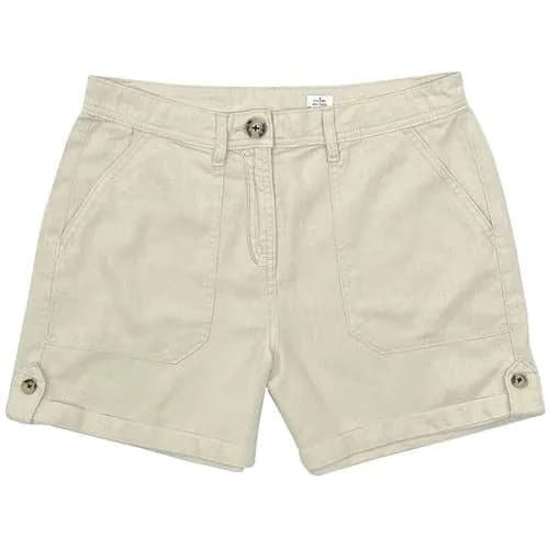 image-Womens Linen Summer Shorts - 2592
