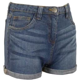 image-Girls Denim Shorts Rolled Hem