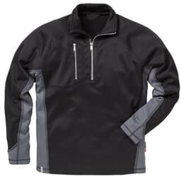 image-Mens Half Zip Sweatshirt Water Repellent Jumper