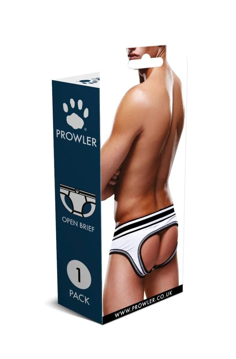 image-Prowler White/Black Open Brief Small
