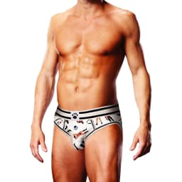 image-Prowler Leather Pride Open Brief XL