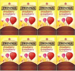image-Twinings Strawberry & Raspberry Individually Enveloped Tagged Tea Bags