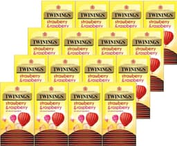 image-Twinings Strawberry & Raspberry Individually Enveloped Tagged Tea Bags