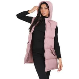 image-Ladies Brave Soul CELLOLGIL Padded Longline Gilet
