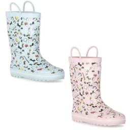 image-Trespass Starryton Kids Outdoor Waterproof Rubber Wellies