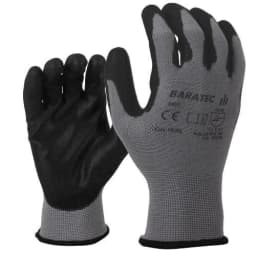 image-12 x Baratec Workwear Gripper Glove with PU Coated Palm & Fingers