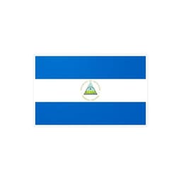 image-Autocollant Drapeau du Nicaragua – Forme Rectangle – Plusieurs Tailles