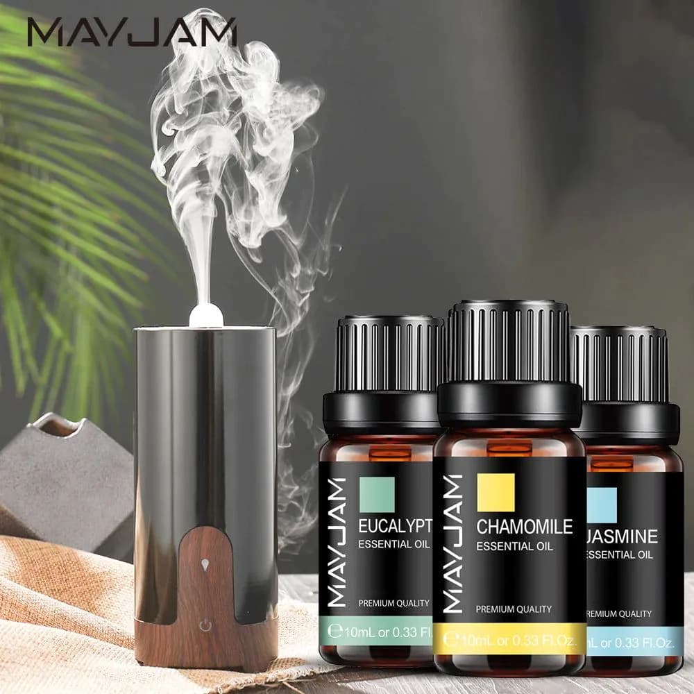 image-MAYJAM 10ML Lavender Lemongrass Jasmine Vanilla Eucalyptus Rose Lemon