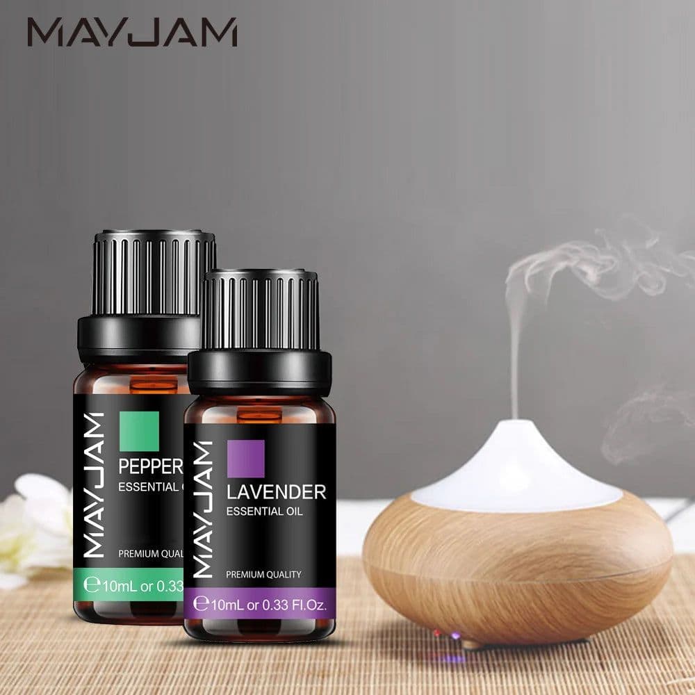 image-MAYJAM 10ML Lavender Lemongrass Jasmine Vanilla Eucalyptus Rose Lemon