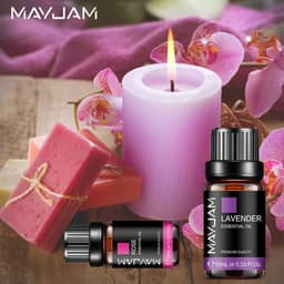 image-MAYJAM 10ML Lavender Lemongrass Jasmine Vanilla Eucalyptus Rose Lemon