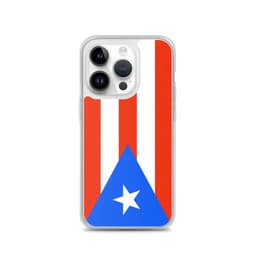 image-Coque iPhone Drapeau de Porto Rico – Étui Souple – Résistant et Antich
