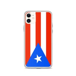 image-Coque iPhone Drapeau de Porto Rico – Étui Souple – Résistant et Antich