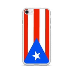 image-Coque iPhone Drapeau de Porto Rico – Étui Souple – Résistant et Antich