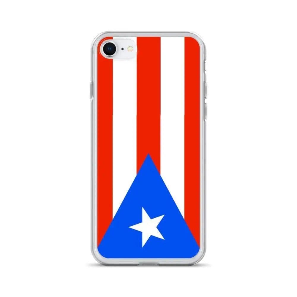 image-Coque iPhone Drapeau de Porto Rico – Étui Souple – Résistant et Antich