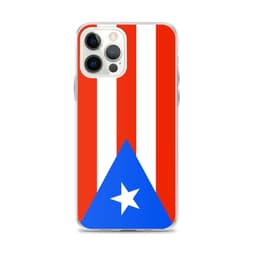 image-Coque iPhone Drapeau de Porto Rico – Étui Souple – Résistant et Antich