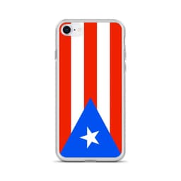image-Coque iPhone Drapeau de Porto Rico – Étui Souple – Résistant et Antich