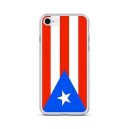 image-Coque iPhone Drapeau de Porto Rico – Étui Souple – Résistant et Antich