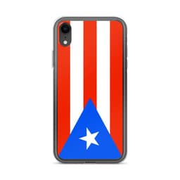 image-Coque iPhone Drapeau de Porto Rico – Étui Souple – Résistant et Antich