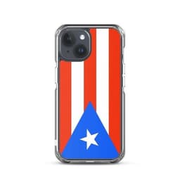 image-Coque iPhone Drapeau de Porto Rico – Étui Souple – Résistant et Antich