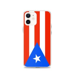 image-Coque iPhone Drapeau de Porto Rico – Étui Souple – Résistant et Antich