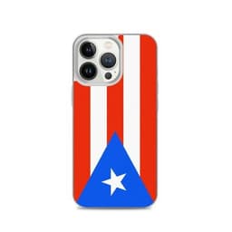 image-Coque iPhone Drapeau de Porto Rico – Étui Souple – Résistant et Antich