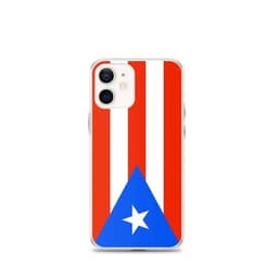 image-Coque iPhone Drapeau de Porto Rico – Étui Souple – Résistant et Antich