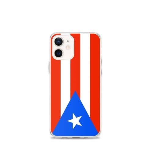 image-Coque iPhone Drapeau de Porto Rico – Étui Souple – Résistant et Antich