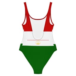 image-Maillot de Bain Femme – Drapeau du Tadjikistan – 1 Pièce