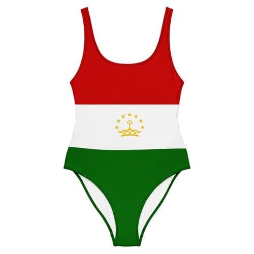 image-Maillot de Bain Femme – Drapeau du Tadjikistan – 1 Pièce