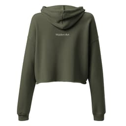 image-Crop Hoodie - Self Love Addicted with EMBROIDERY