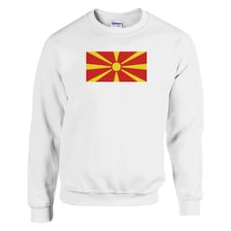 image-Sweat-shirt Drapeau de la Macédoine du Nord