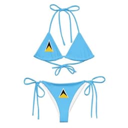 image-Bikini Femme – Drapeau de Sainte-Lucie – Maillot de Bain 2 Pièces