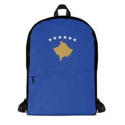 image-Sac à dos Drapeau du Kosovo – Polyester – Léger et Résistant