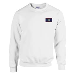image-Sweat-shirt Drapeau du Belize en broderie