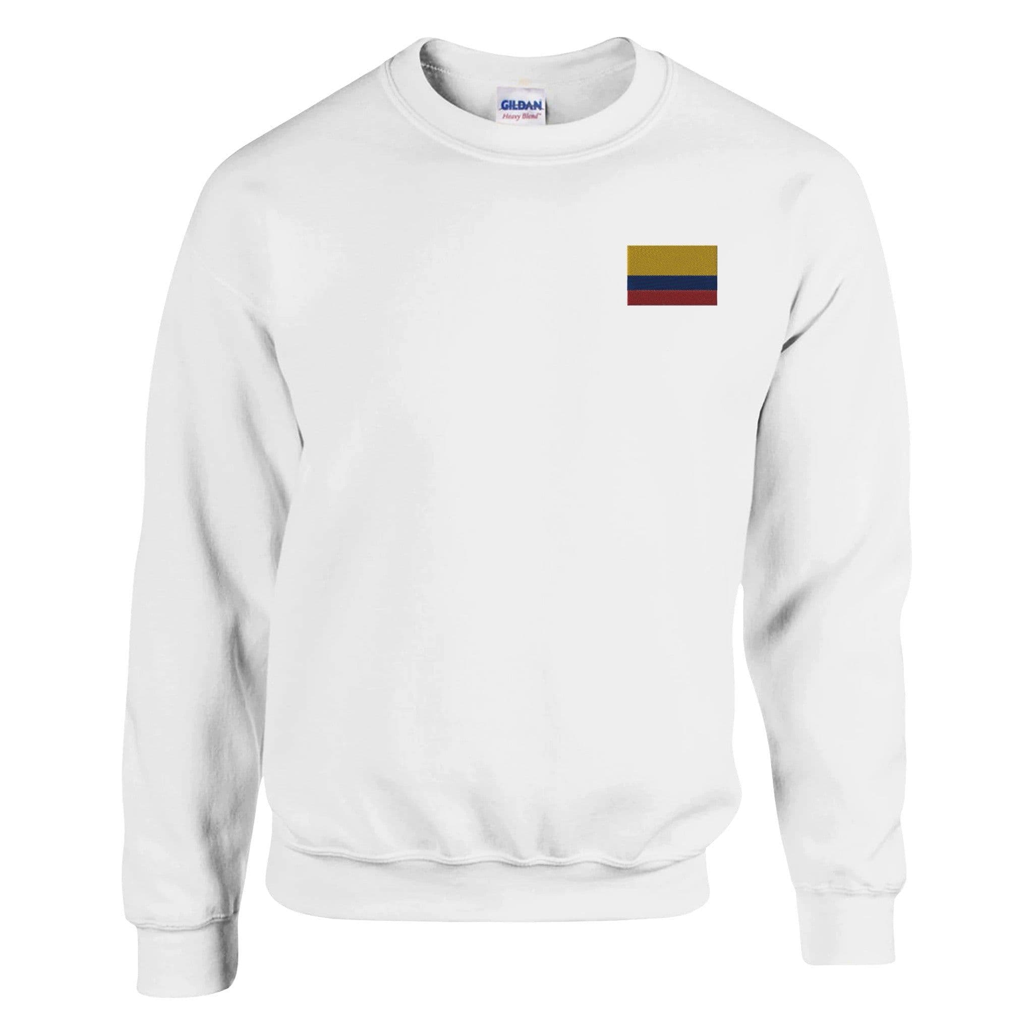 image-Sweat-shirt Drapeau de la Colombie en broderie