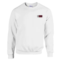 image-Sweat-shirt Drapeau du Qatar en broderie