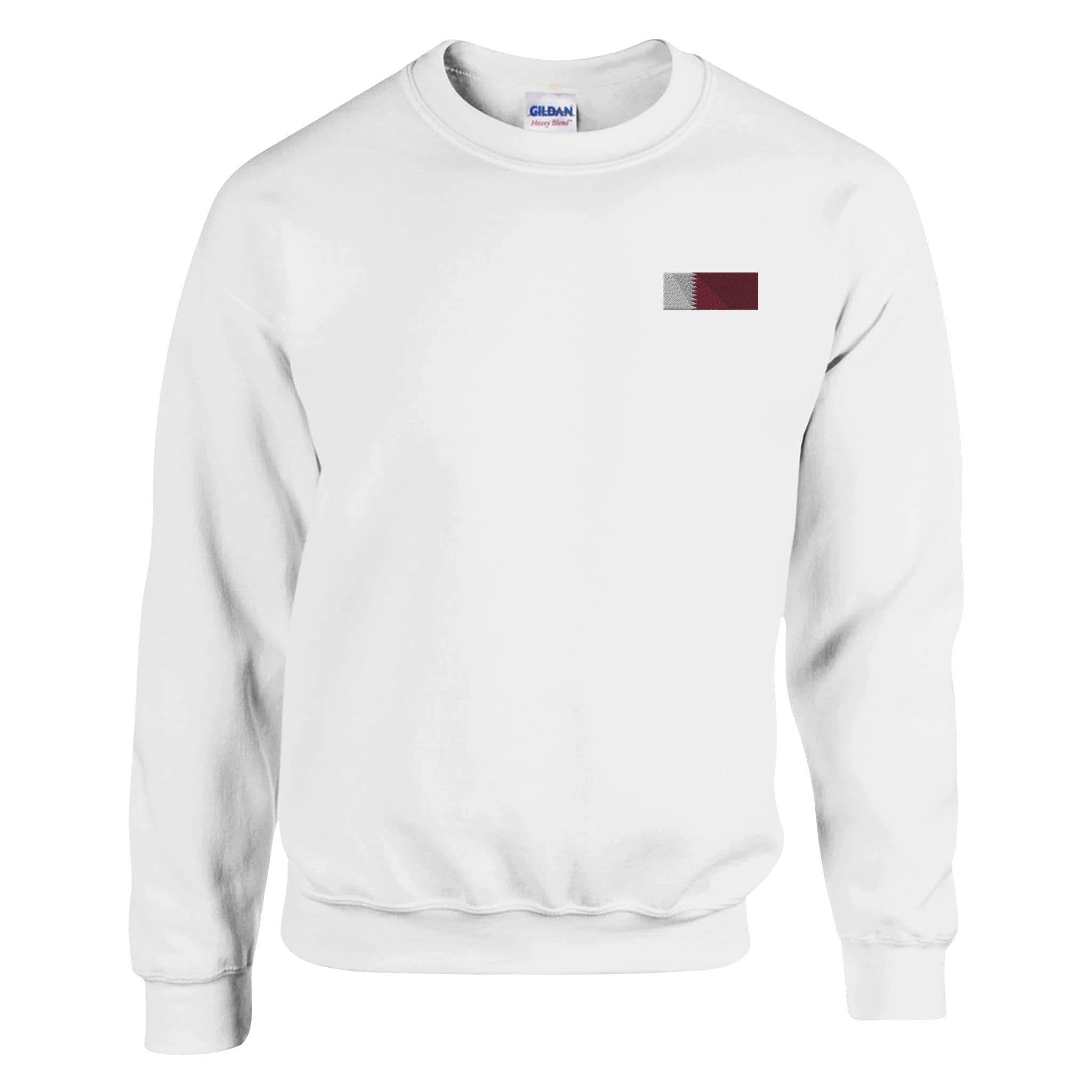 image-Sweat-shirt Drapeau du Qatar en broderie