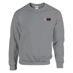 image-Sweat-shirt Drapeau du Qatar en broderie