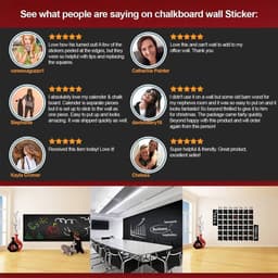 image-Blackboard Expressions: Chalkboard Wall Sticker
