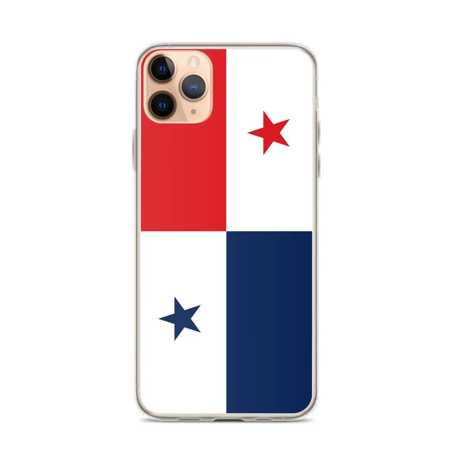 image-Coque iPhone Drapeau du Panama – Étui Souple – Résistant et Antichoc