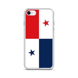 image-Coque iPhone Drapeau du Panama – Étui Souple – Résistant et Antichoc