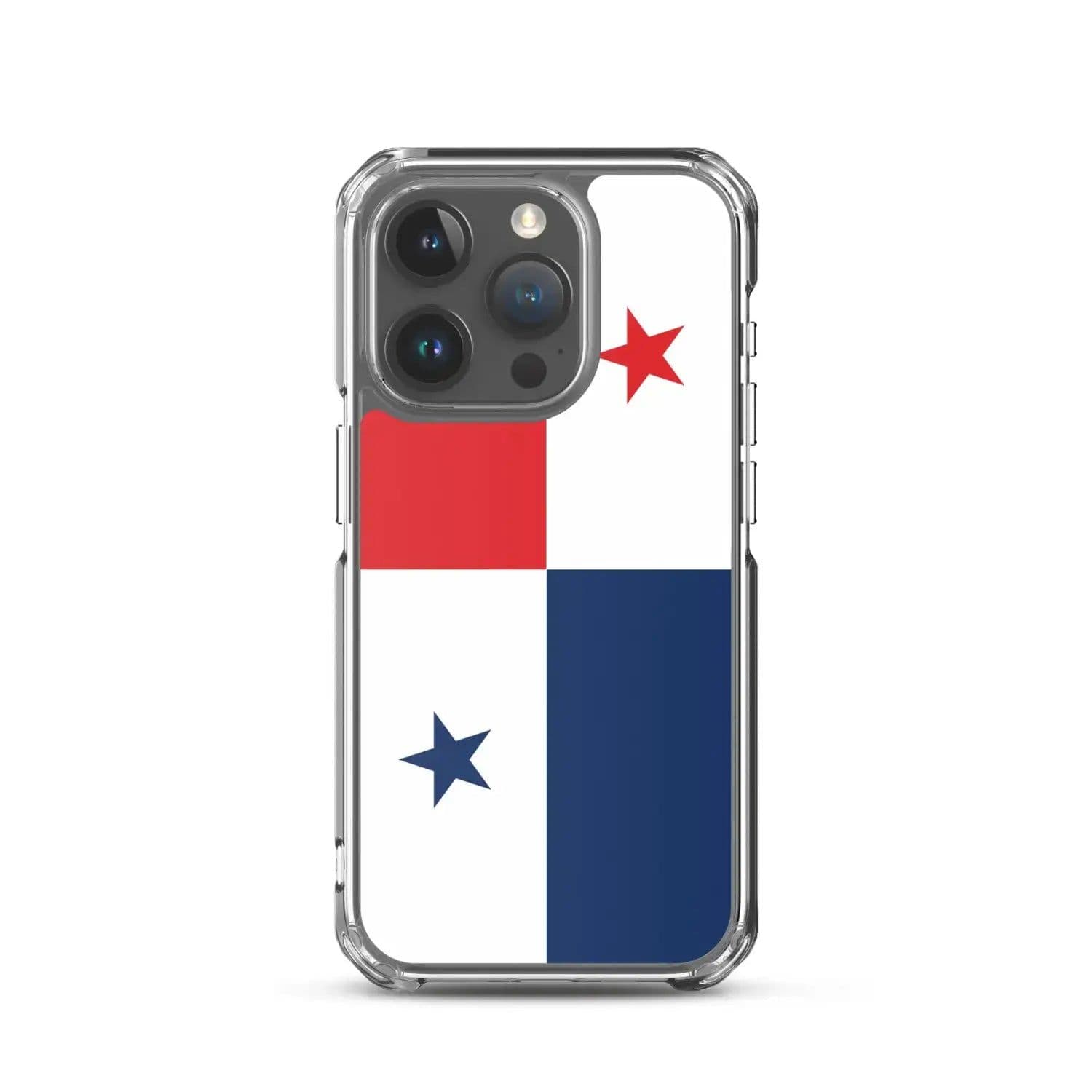image-Coque iPhone Drapeau du Panama – Étui Souple – Résistant et Antichoc