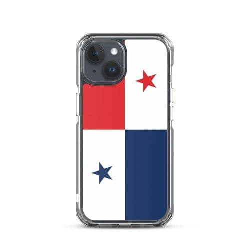 image-Coque iPhone Drapeau du Panama – Étui Souple – Résistant et Antichoc