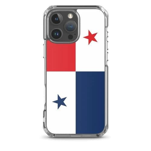 image-Coque iPhone Drapeau du Panama – Étui Souple – Résistant et Antichoc