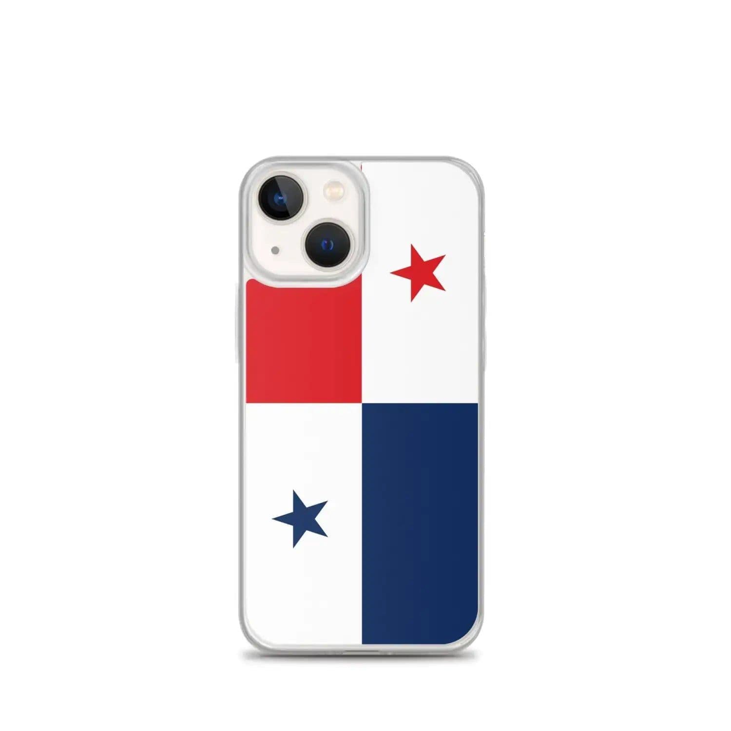image-Coque iPhone Drapeau du Panama – Étui Souple – Résistant et Antichoc