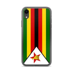 image-Coque iPhone Drapeau du Zimbabwe – Étui Souple – Résistant et Antichoc