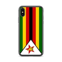 image-Coque iPhone Drapeau du Zimbabwe – Étui Souple – Résistant et Antichoc