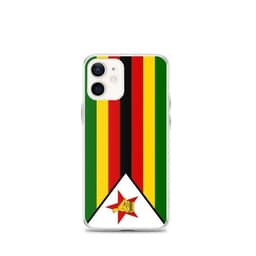 image-Coque iPhone Drapeau du Zimbabwe – Étui Souple – Résistant et Antichoc