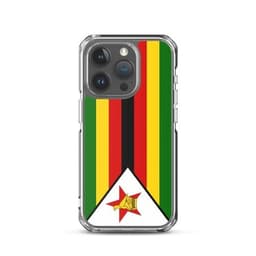 image-Coque iPhone Drapeau du Zimbabwe – Étui Souple – Résistant et Antichoc