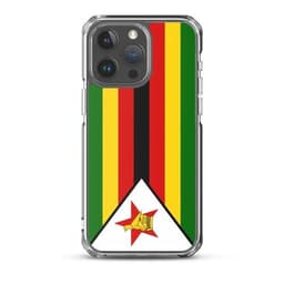 image-Coque iPhone Drapeau du Zimbabwe – Étui Souple – Résistant et Antichoc